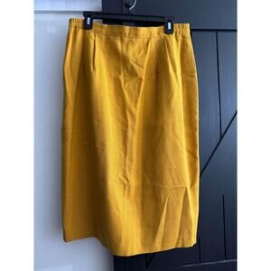 Vintage Mustard‎ Pencil Skirt